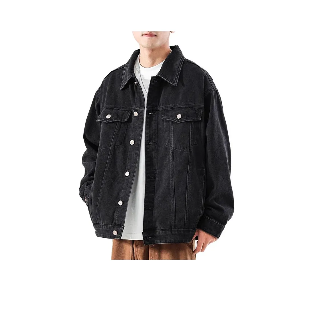 SLLAVIF Мужские Джинсовые Куртки