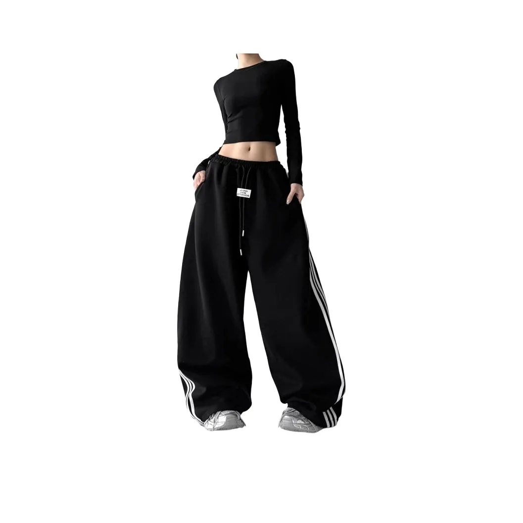 Aimilian Черные Женские Карго Брюки