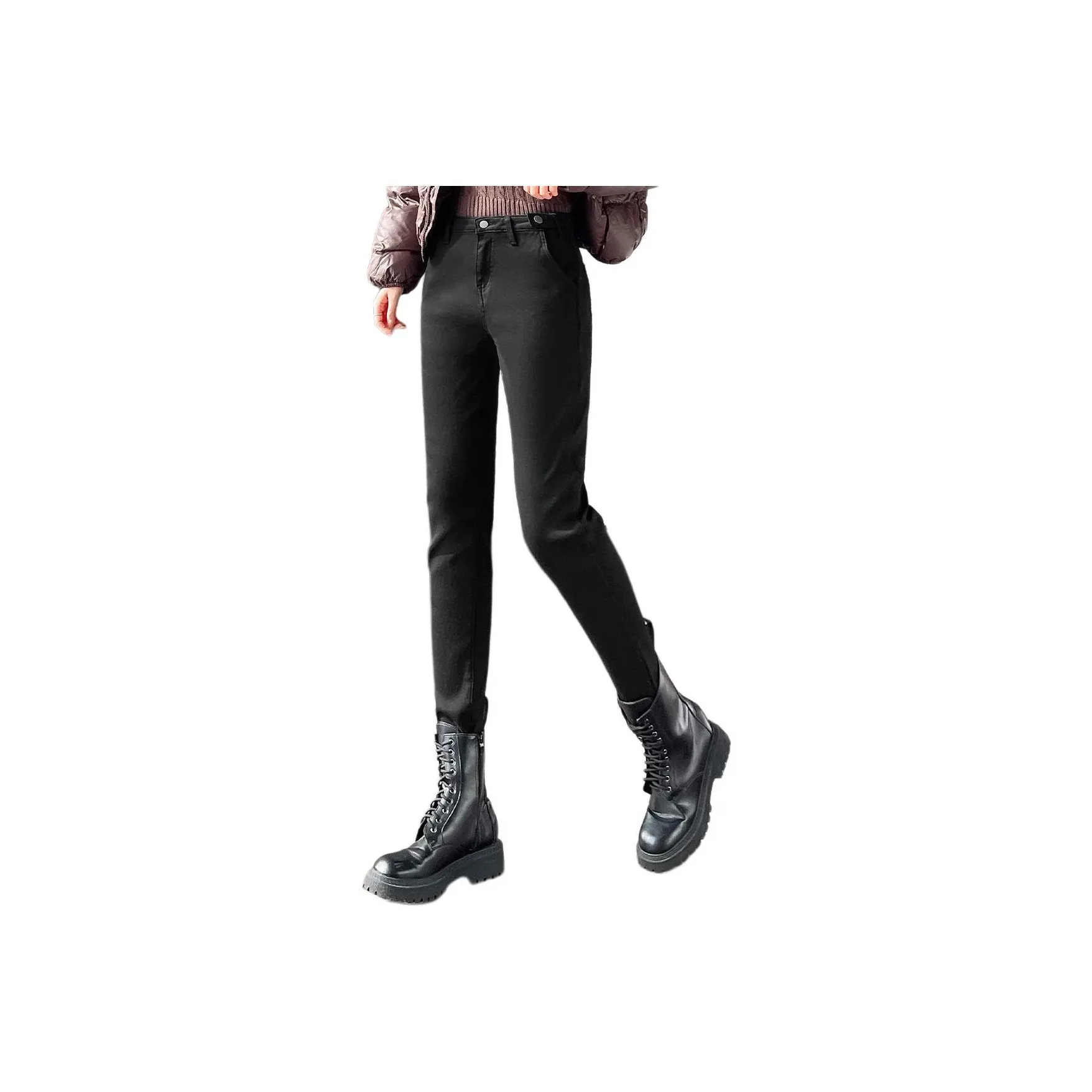 JEANSWEST Черные Женские Джинсы