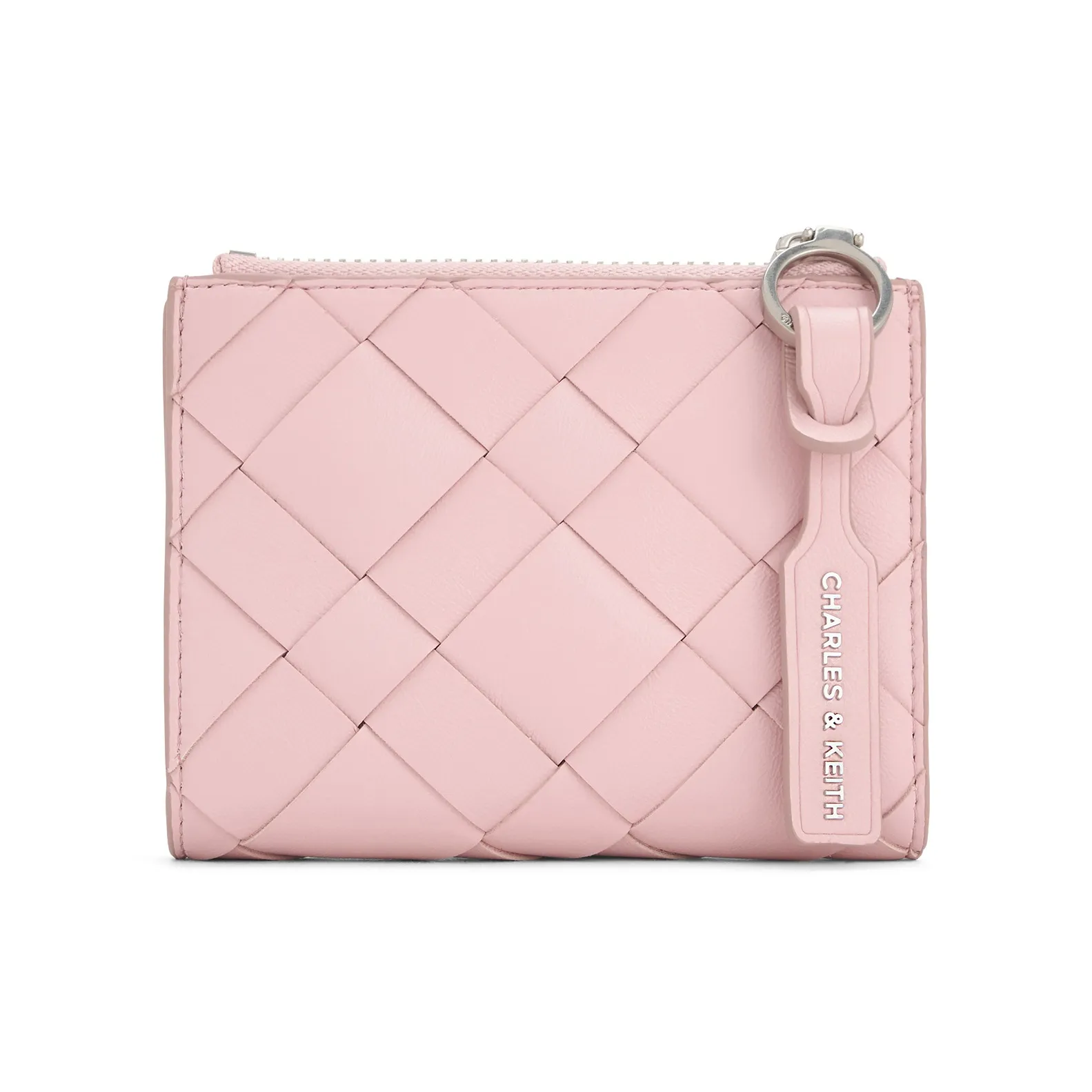 CHARLES KEITH ПУ (полиуретан) Кошелек Мини Женский Хлопок Конфетный Розовый Черный