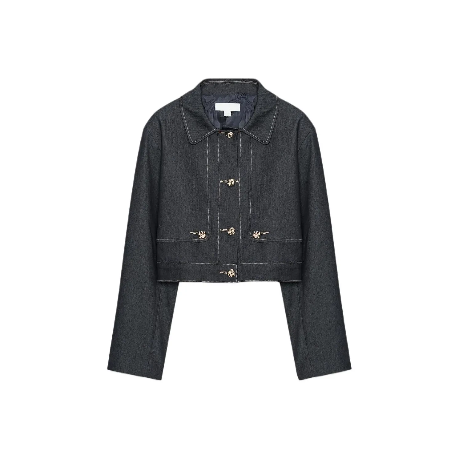 ZARA Индиго Женские Джинсовые Куртки