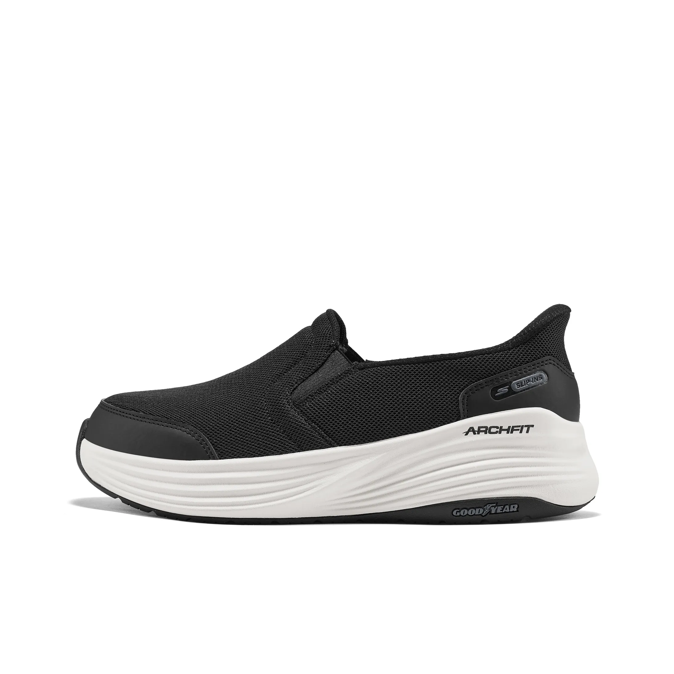 Skechers Износостойкая Поддерживающая Легкая Обувь для Ходьбы Женская Черная