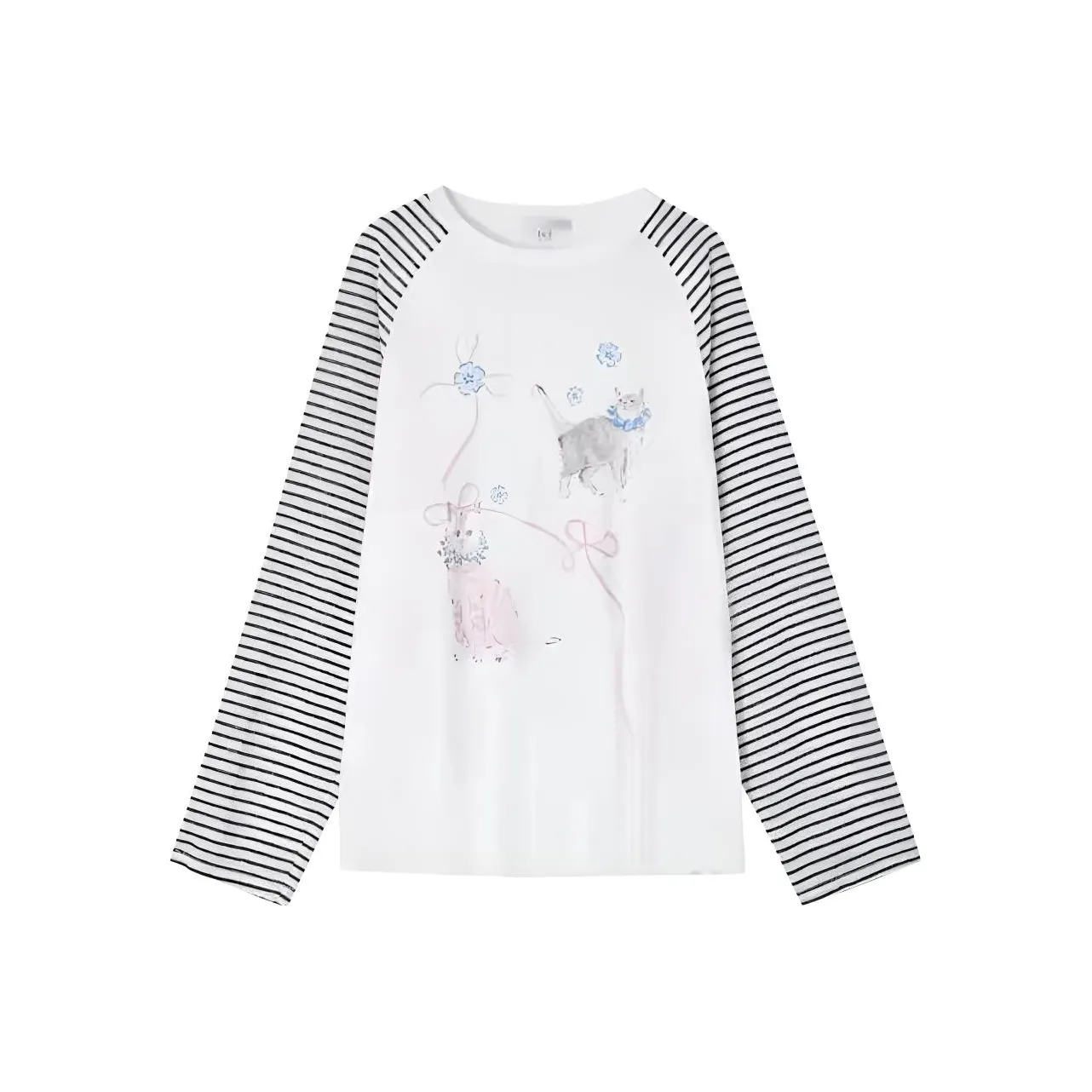 FTTHR Реглан рукав T-рубашка Женская