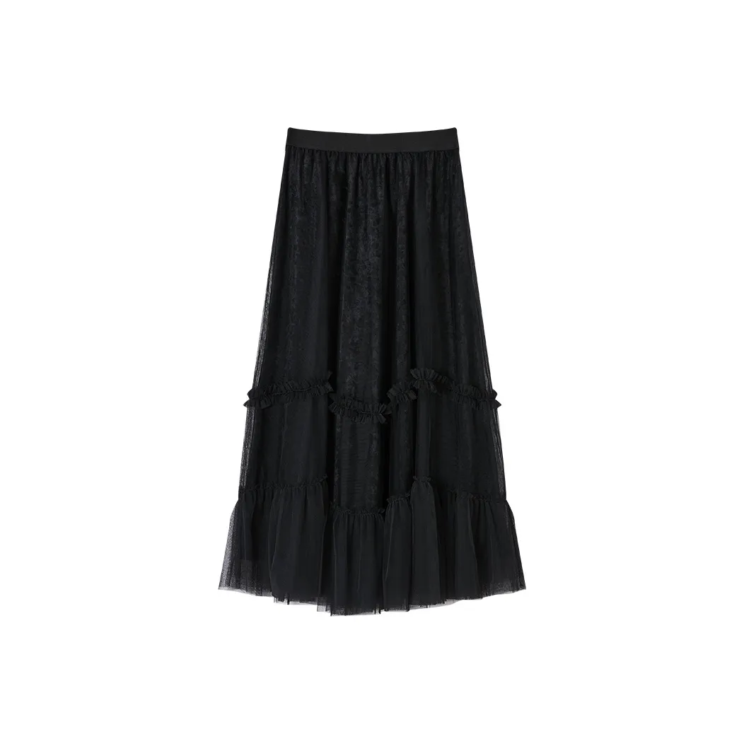 XIANGYING Повседневная длинная юбка женская