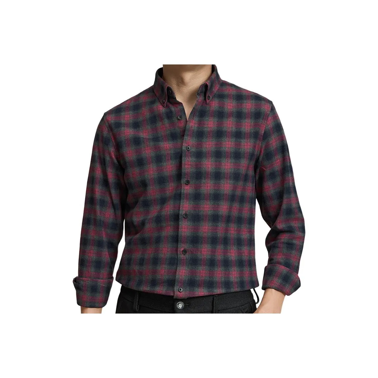 Square Man Also Stands Tall Рубашка Мужская