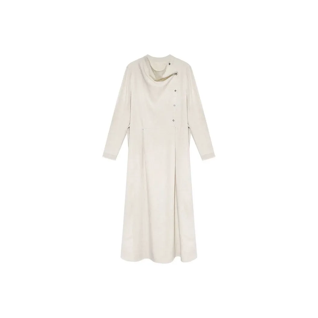 Meanalot Длинное платье с длинными рукавами женское