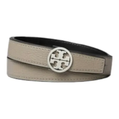TORY BURCH Leather Belts Women's Gray