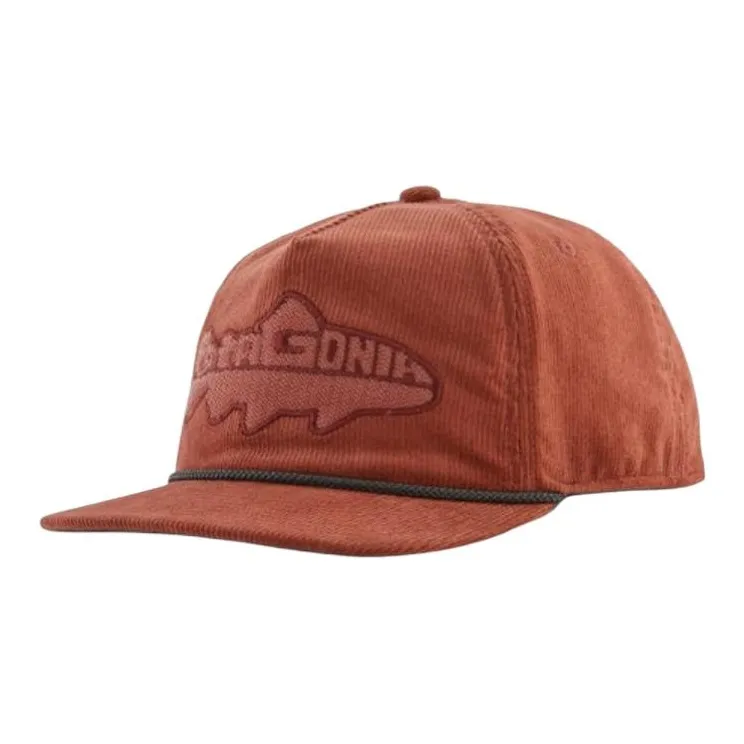 Patagonia Organic Cotton Corduroy Baseball Caps Men's Orange