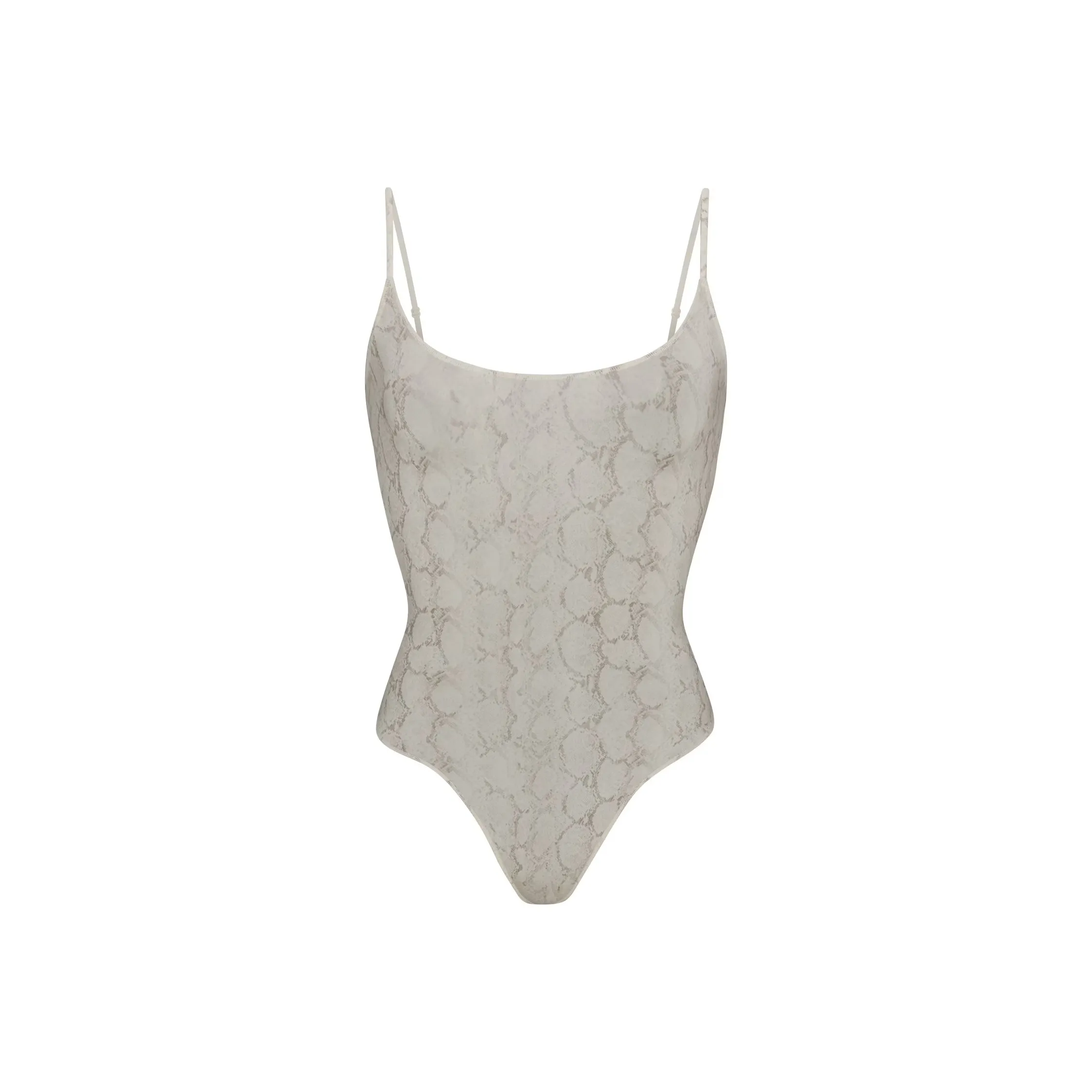 SKIMS FW25 MILKY Прозрачный Комбинезон CAMI BODYSUIT Женские
