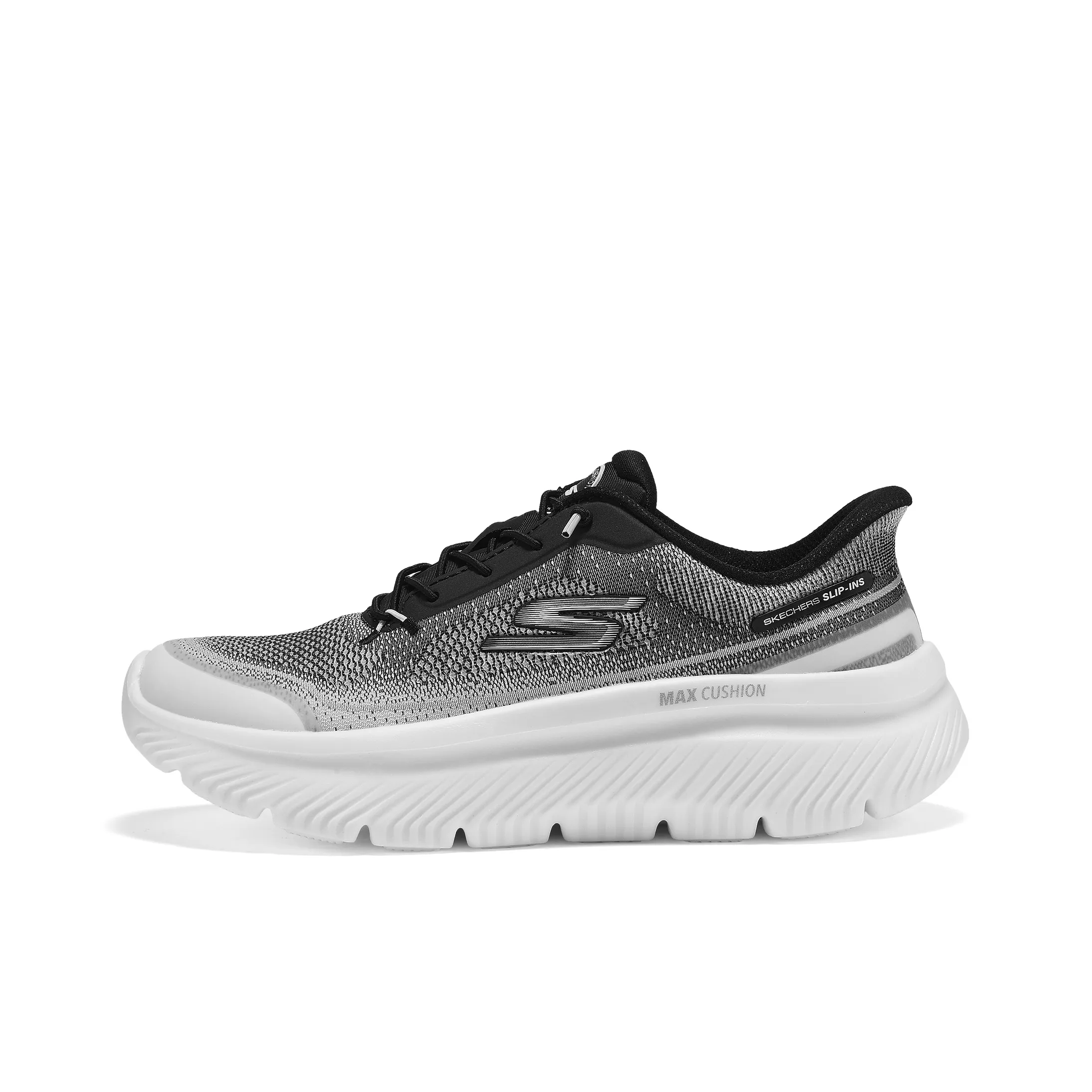 Skechers WOMEN'S GO WALK Поддерживающая и Эластичная Повседневная Обувь Женская Черно-Белая
