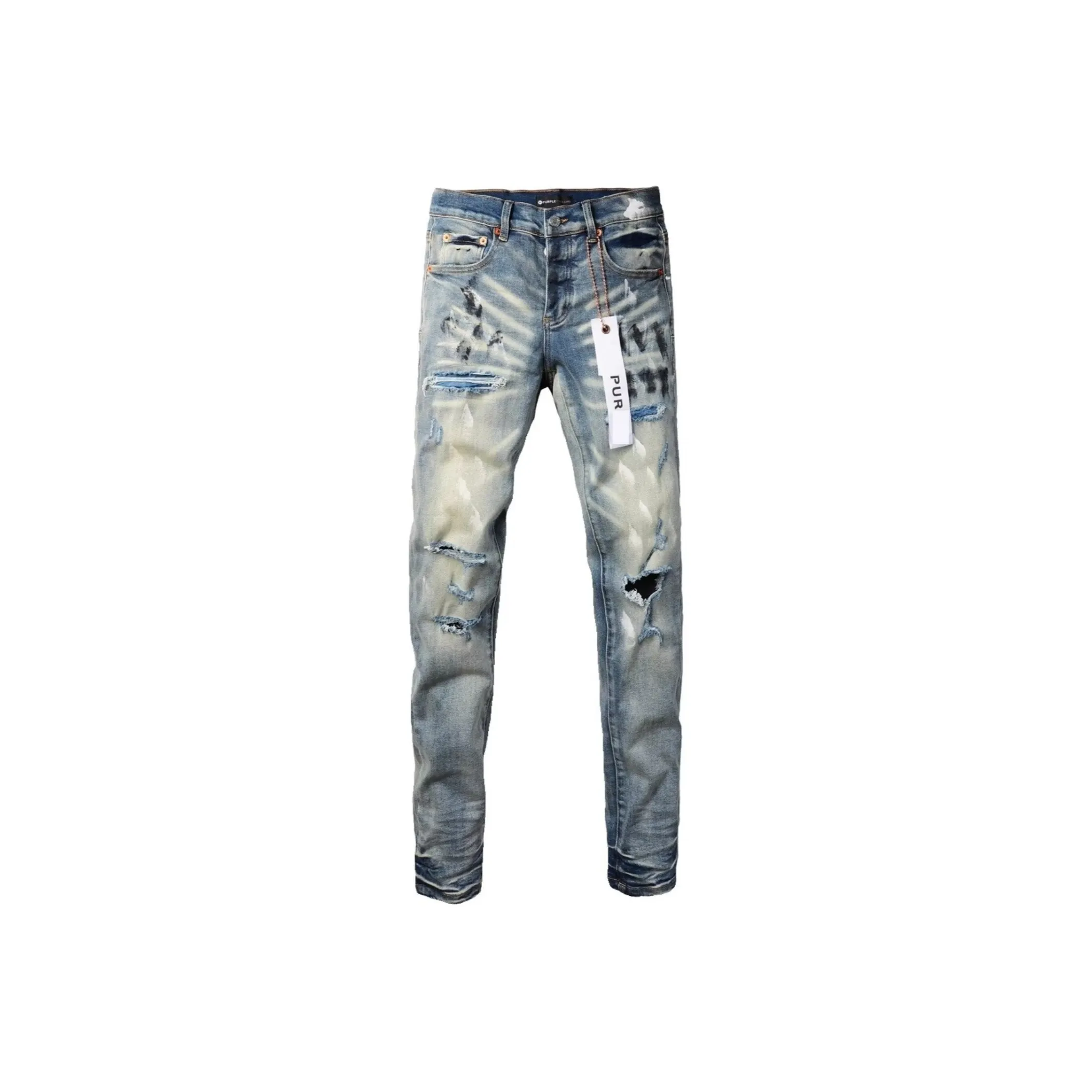 NRXX Blue Men's Jeans NRXX Синий Мужской Джинсы