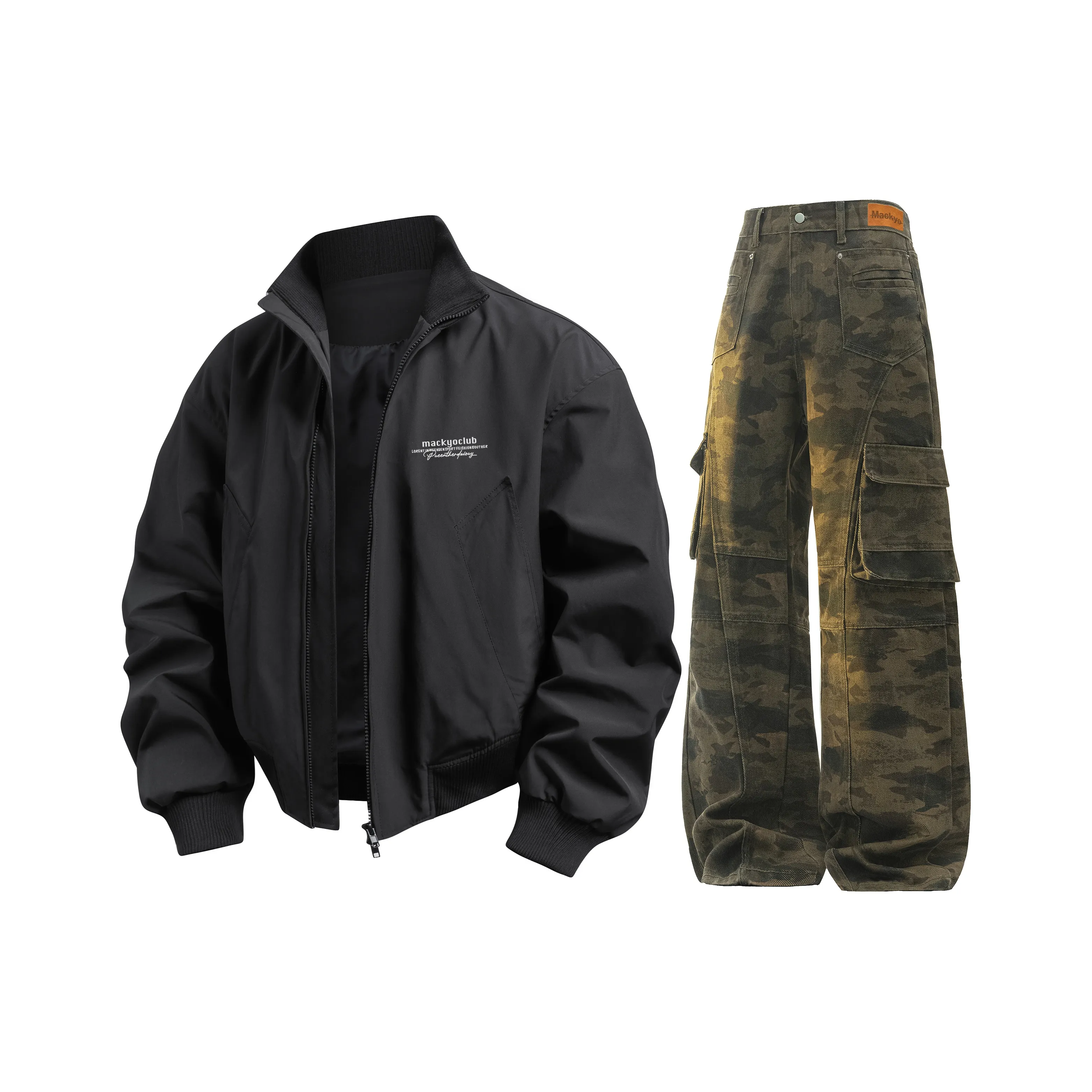 Mackyo x SOORCHCE Повседневная спортивная одежда Унисекс