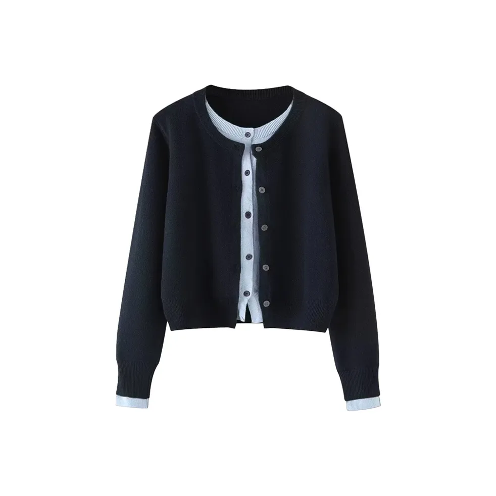 BVODE Темно-синий VS. Синий Женские Трикотаж