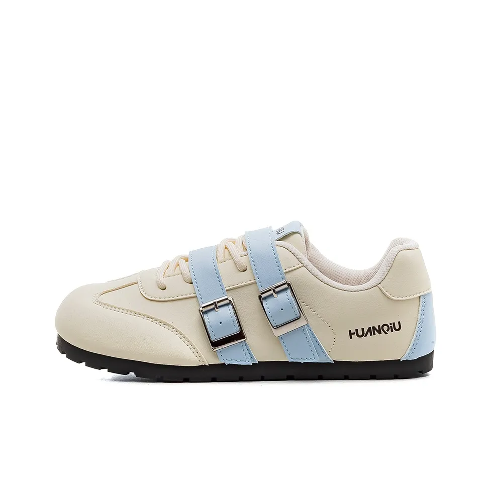 HUANQIU Износостойкий Дышащий Противоскользящий Низкий Топ Немецкие армейские кроссовки Женские Белые Синие
