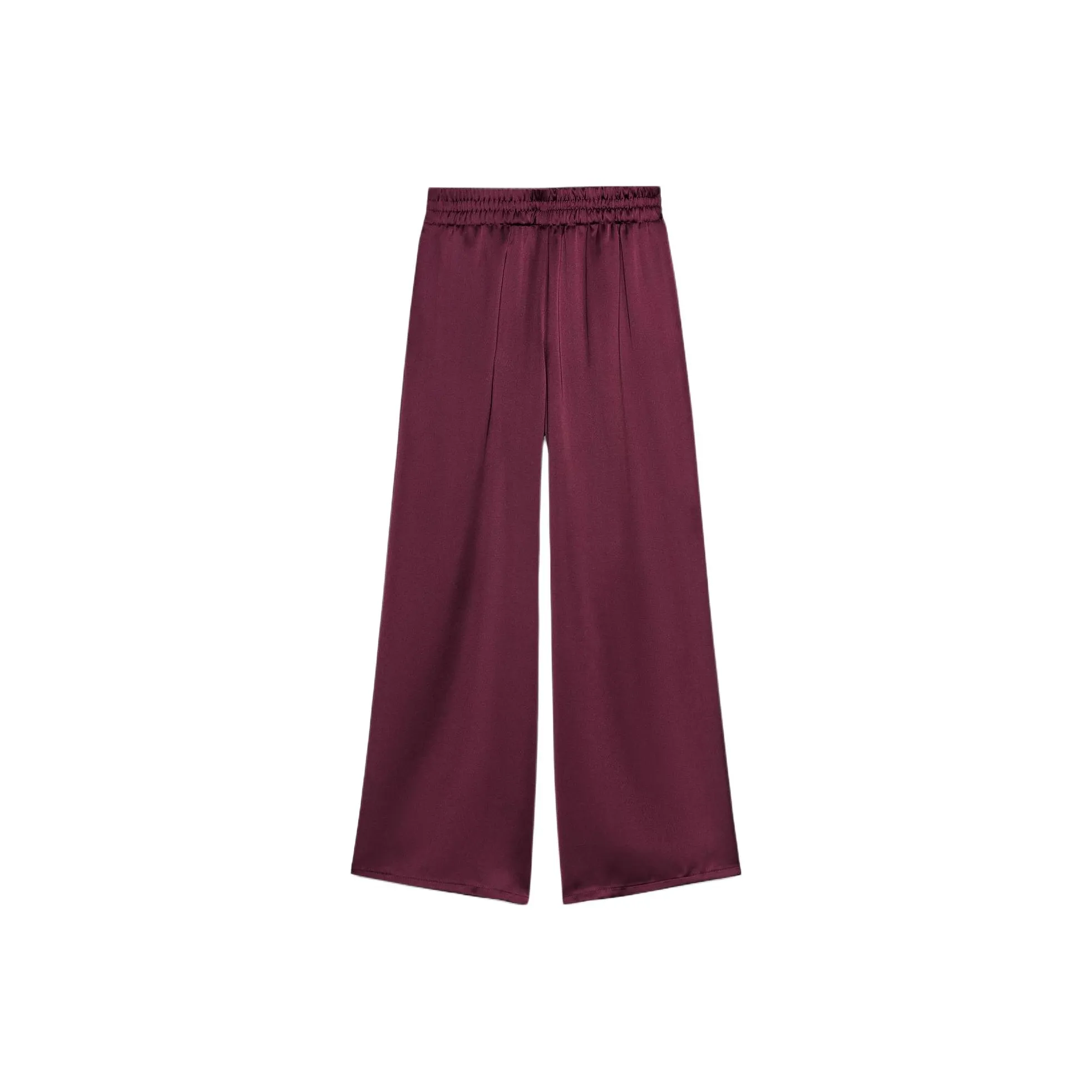 ZARA Бордовый Красный Женские Повседневные Штаны