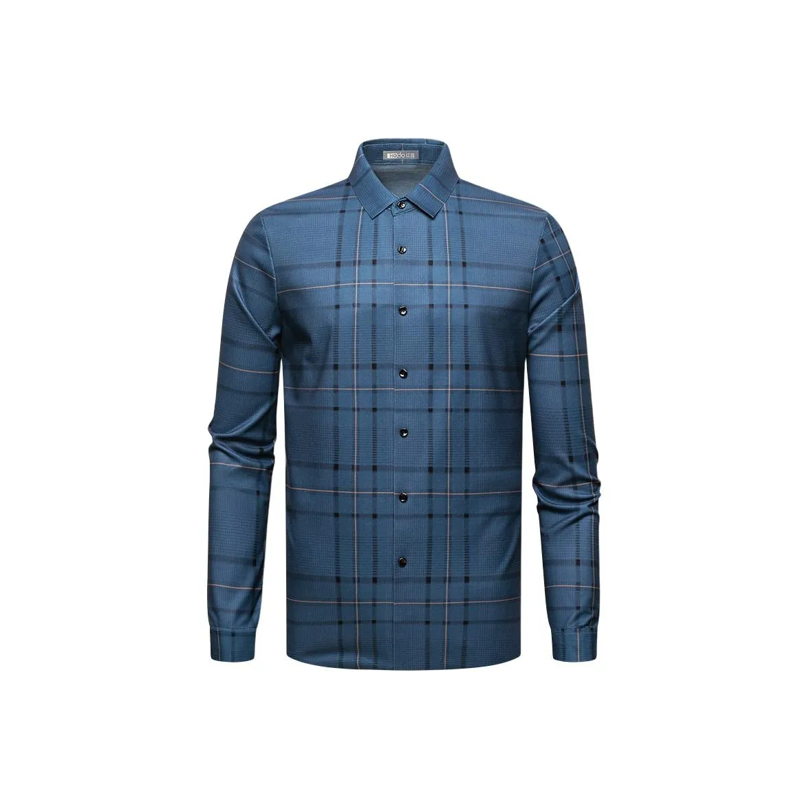 Red bean Королевский синий Мужские рубашки