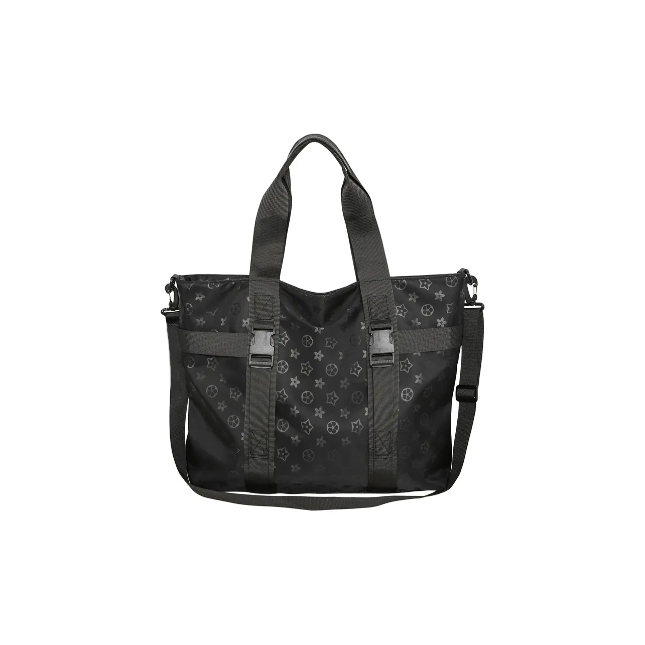 GKY Нейлон Сумка через плечо Сумка Обычная Мужская Черная с узором