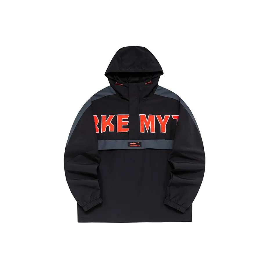 Erke Тренчкот Мужской Глубокий Черный