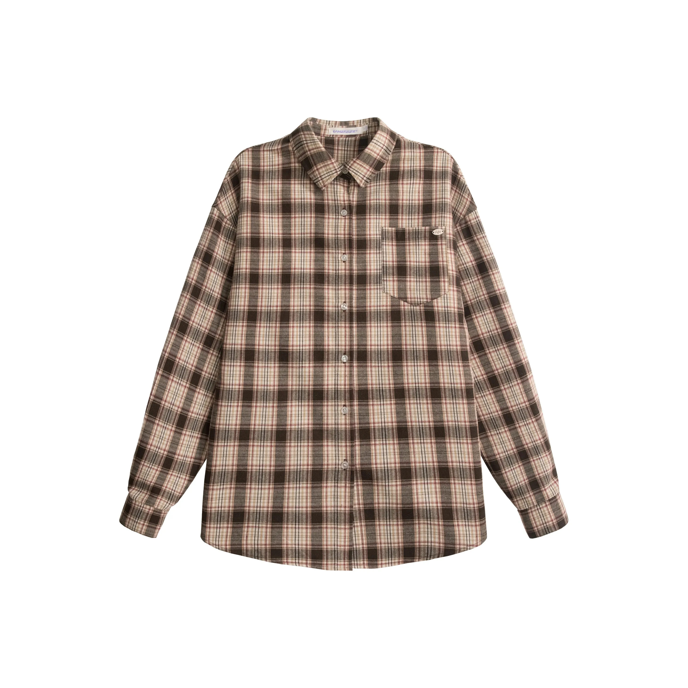 UNIFREE Клетчатые Женские Рубашки