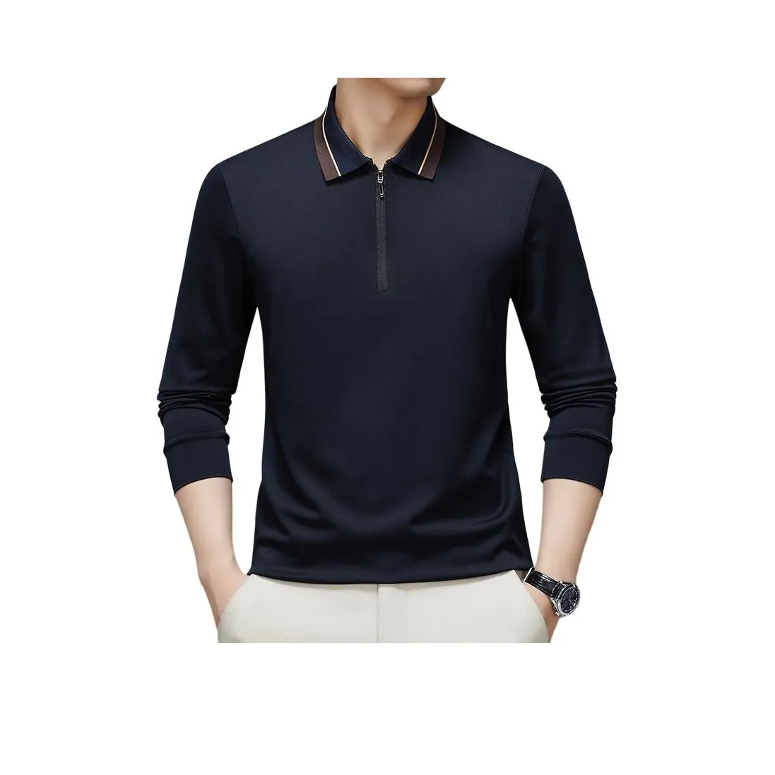 Candito Polo с полустоличным застежкой Мужской