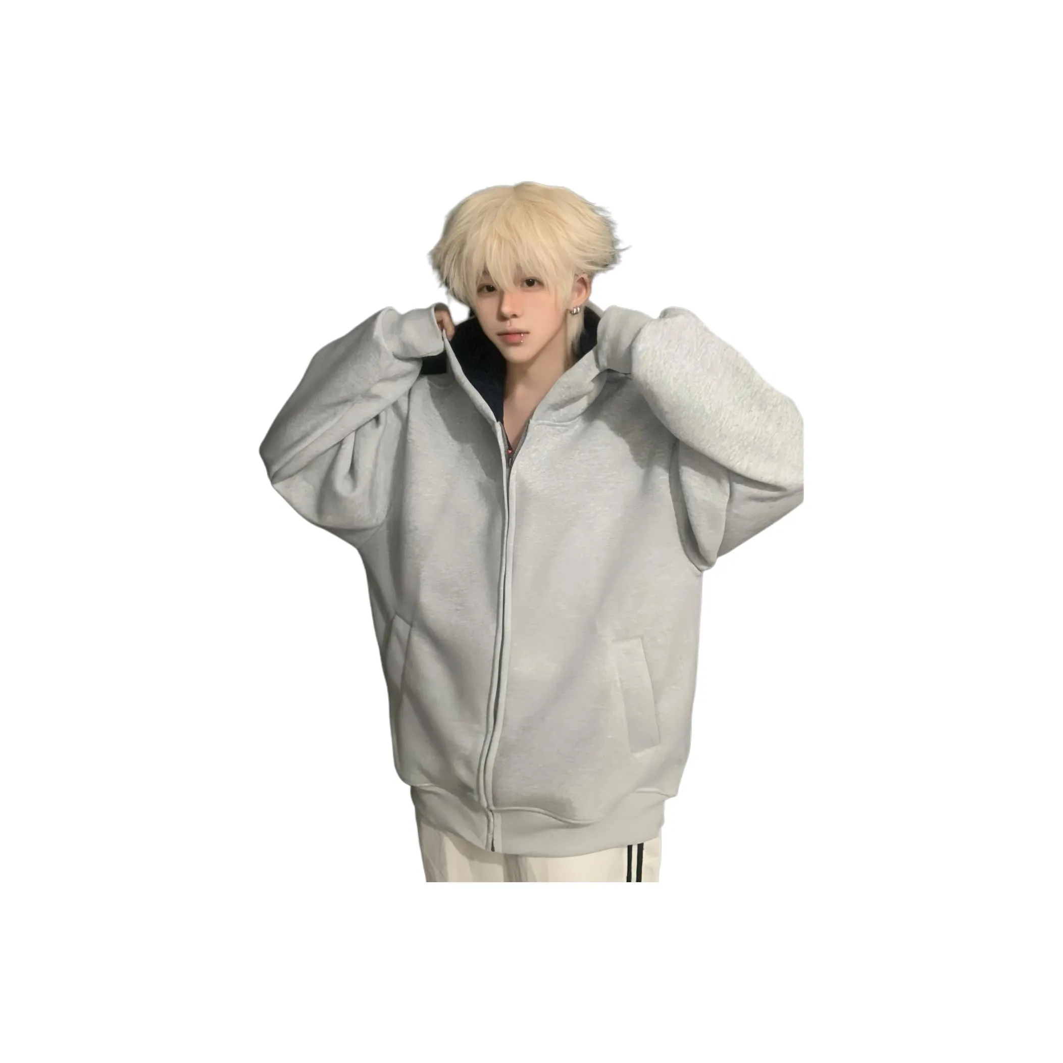 MORii Белый Фотиния Серый Унисекс Свитшоты