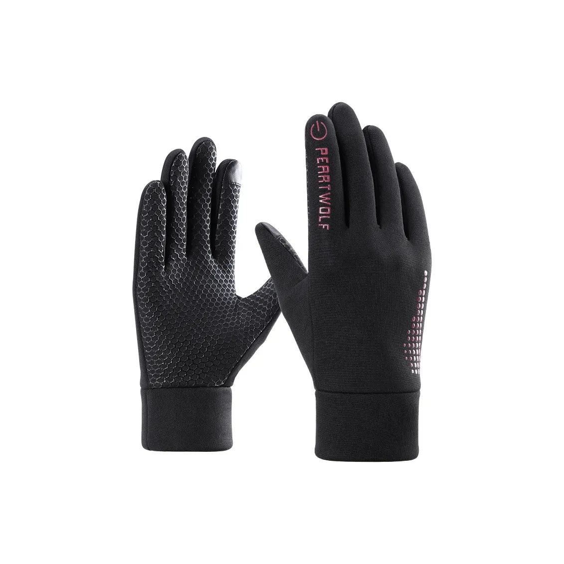 NANJIREN Тонкий флис теплые перчатки мужские