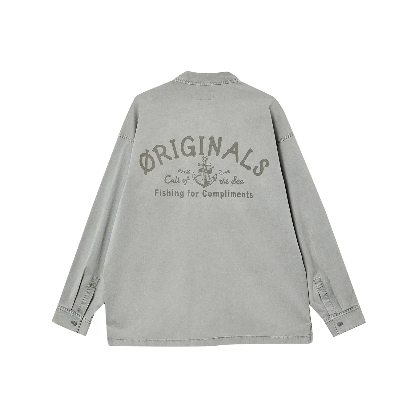 JACK&JONES A16 Темно-серый деним Мужские рубашки