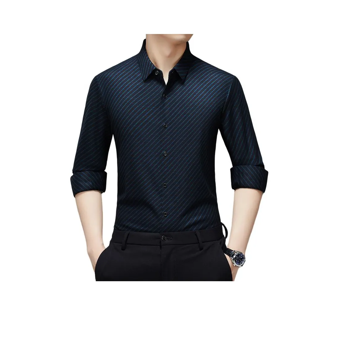 Candito Длинный рукав мужская рубашка