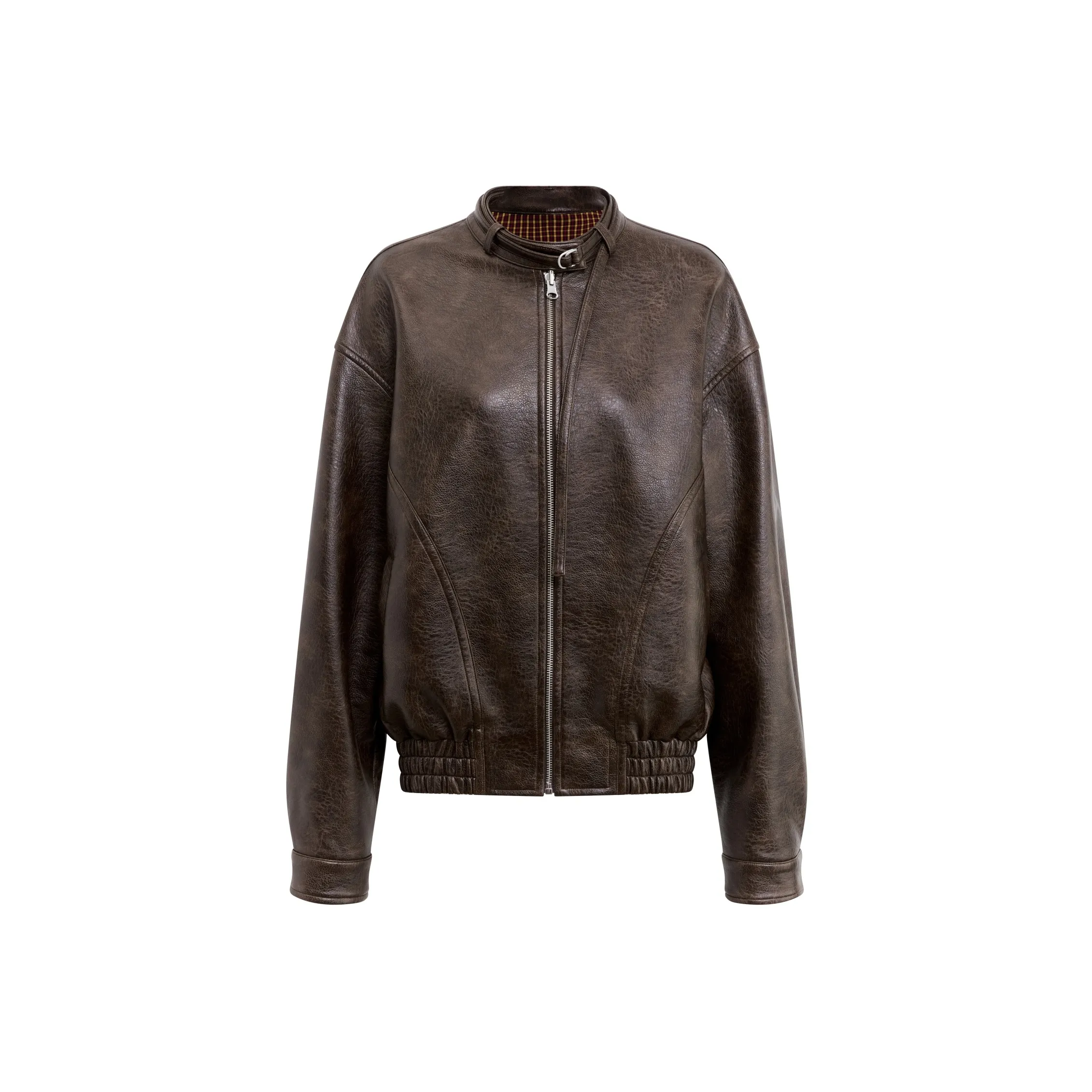 RUNTOTHEFUTURE Предосенний кожаный куртка унисекс