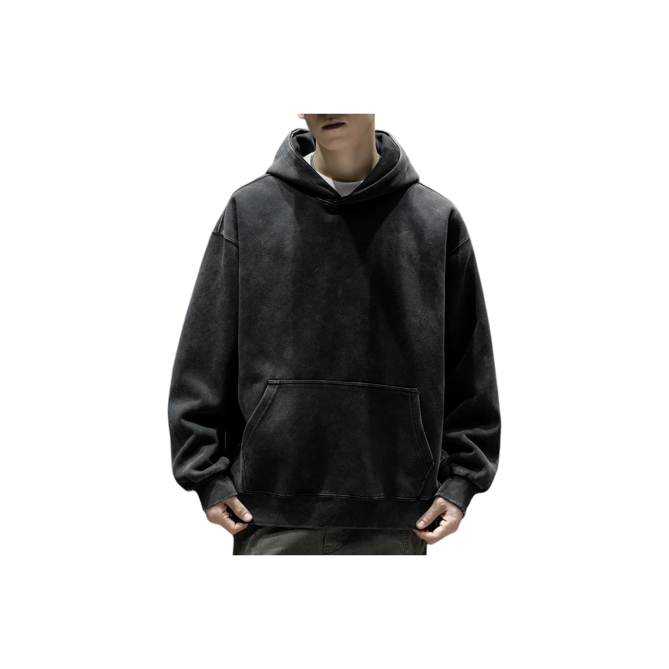 WOOD SOON Стиль "Старые деньги" Однотонный Толстовка Мужской