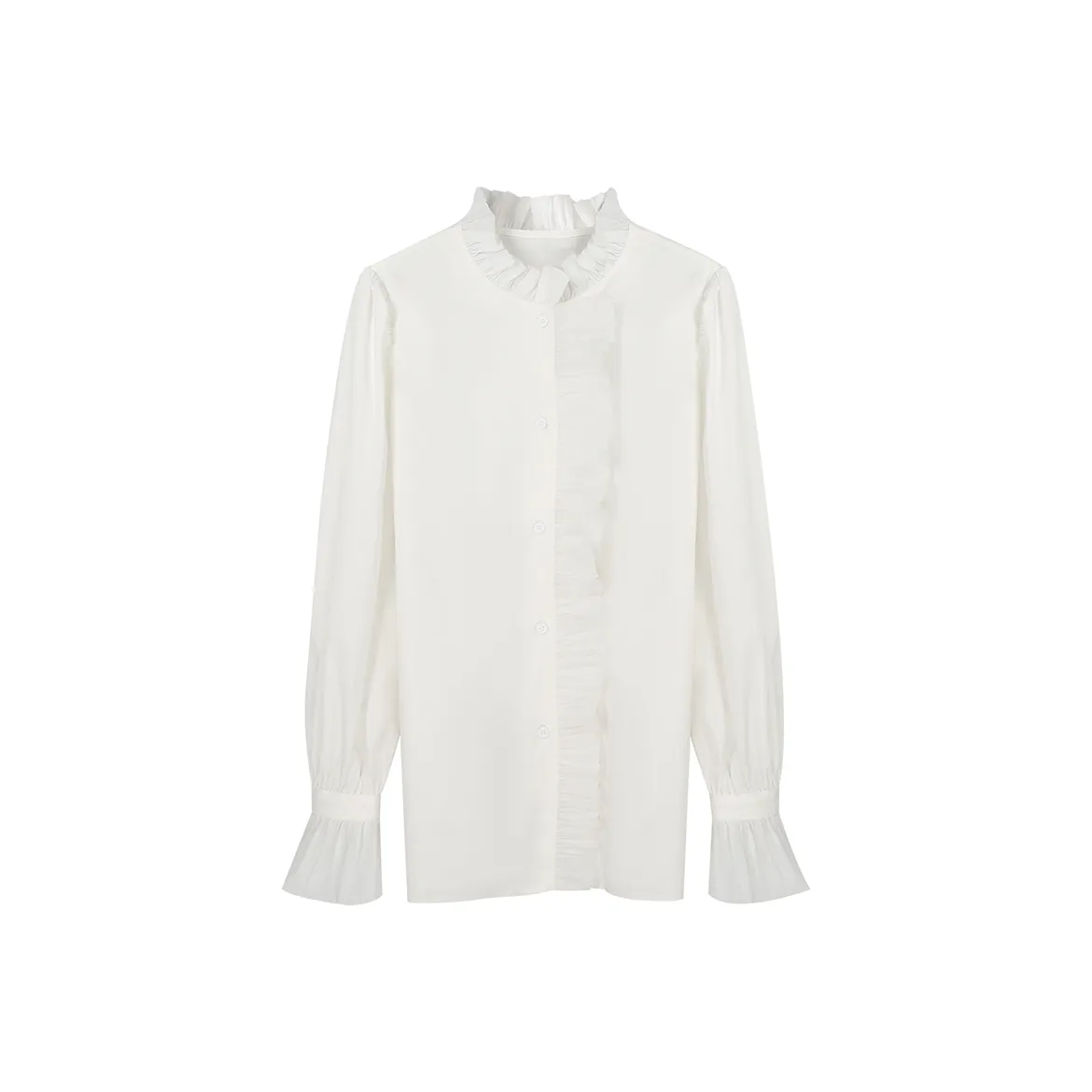 GRAYISMOON Белые Женские Рубашки