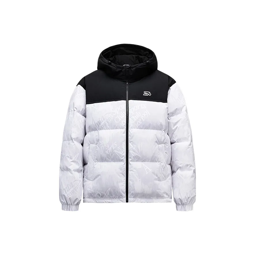 ANTA Down Jacket Men's Print White