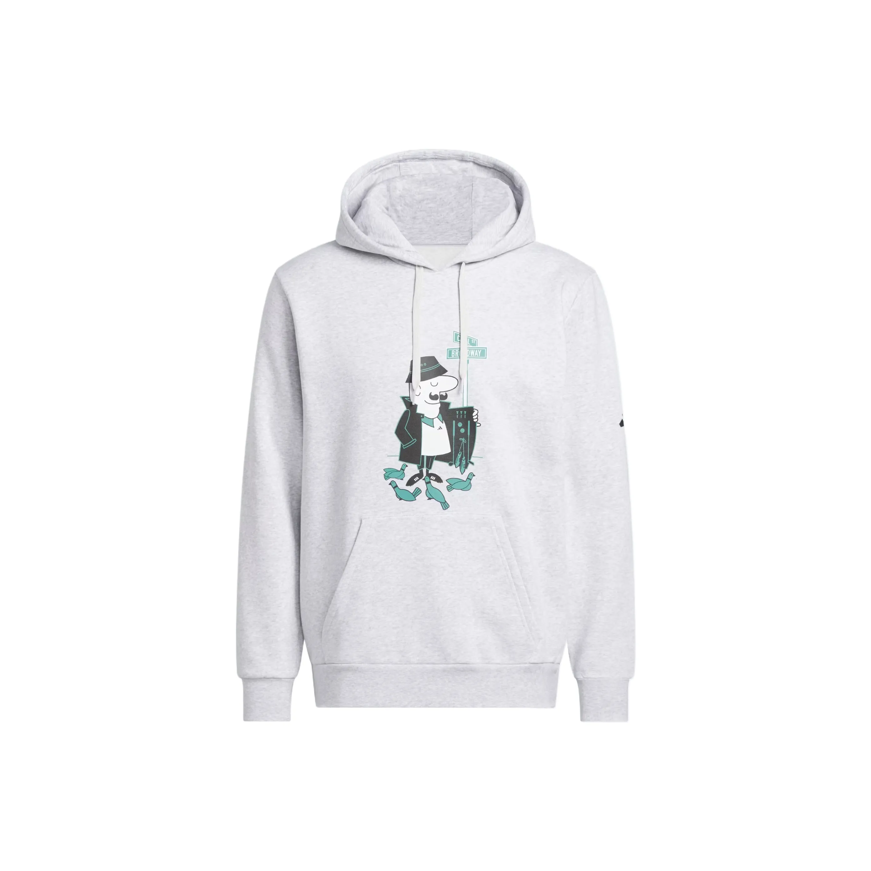 Adidas Серый Мужская Гольф Одежда