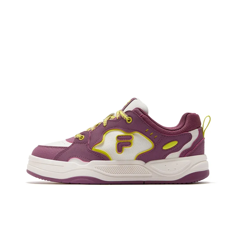 FILA FUSION BANK II DX CVS Cool Skateboard Shoes 2DX Canvas Edition Кроссовки для скейтбординга Женские Xi Li Фиолетовый Снег