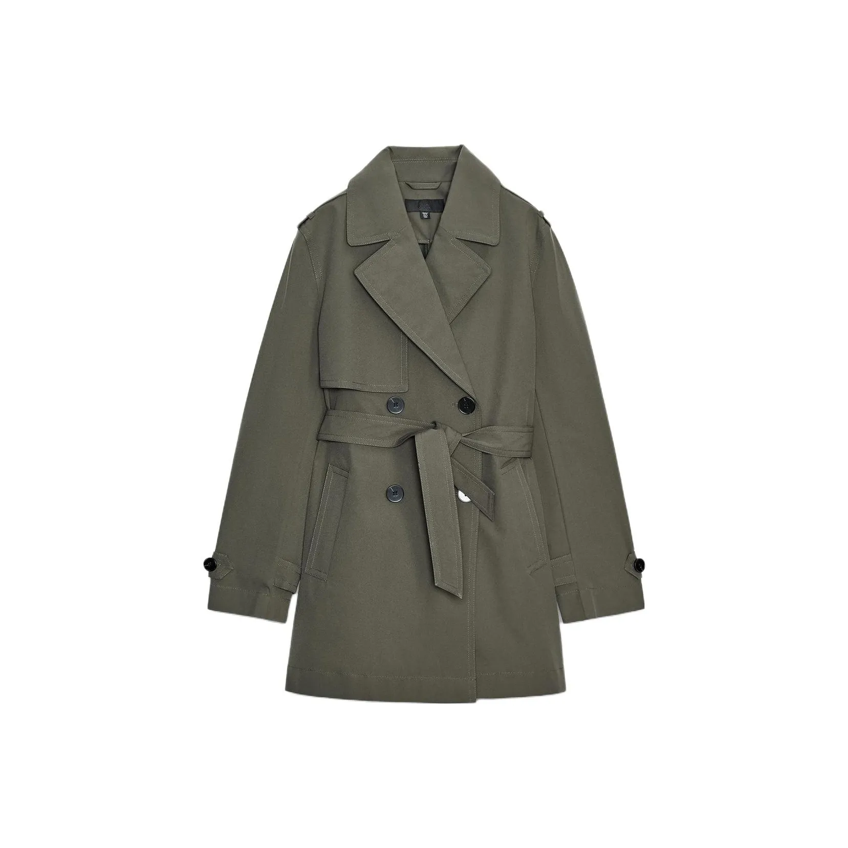 ZARA Khaki Женская тренч-куртка