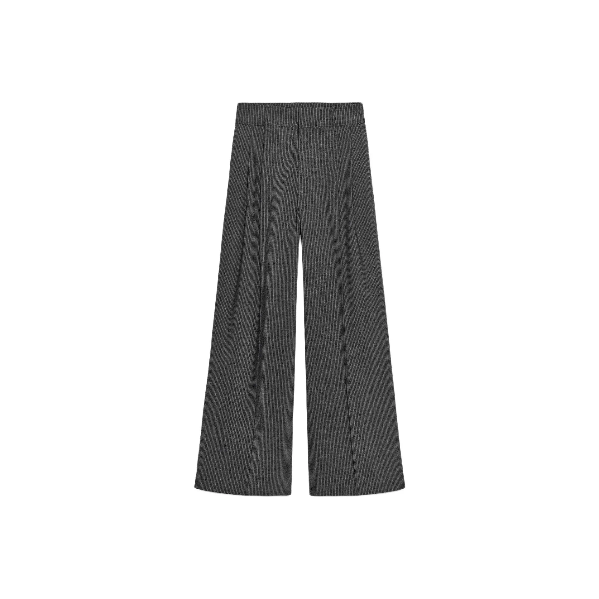 ZARA Темно-серые женские повседневные штаны