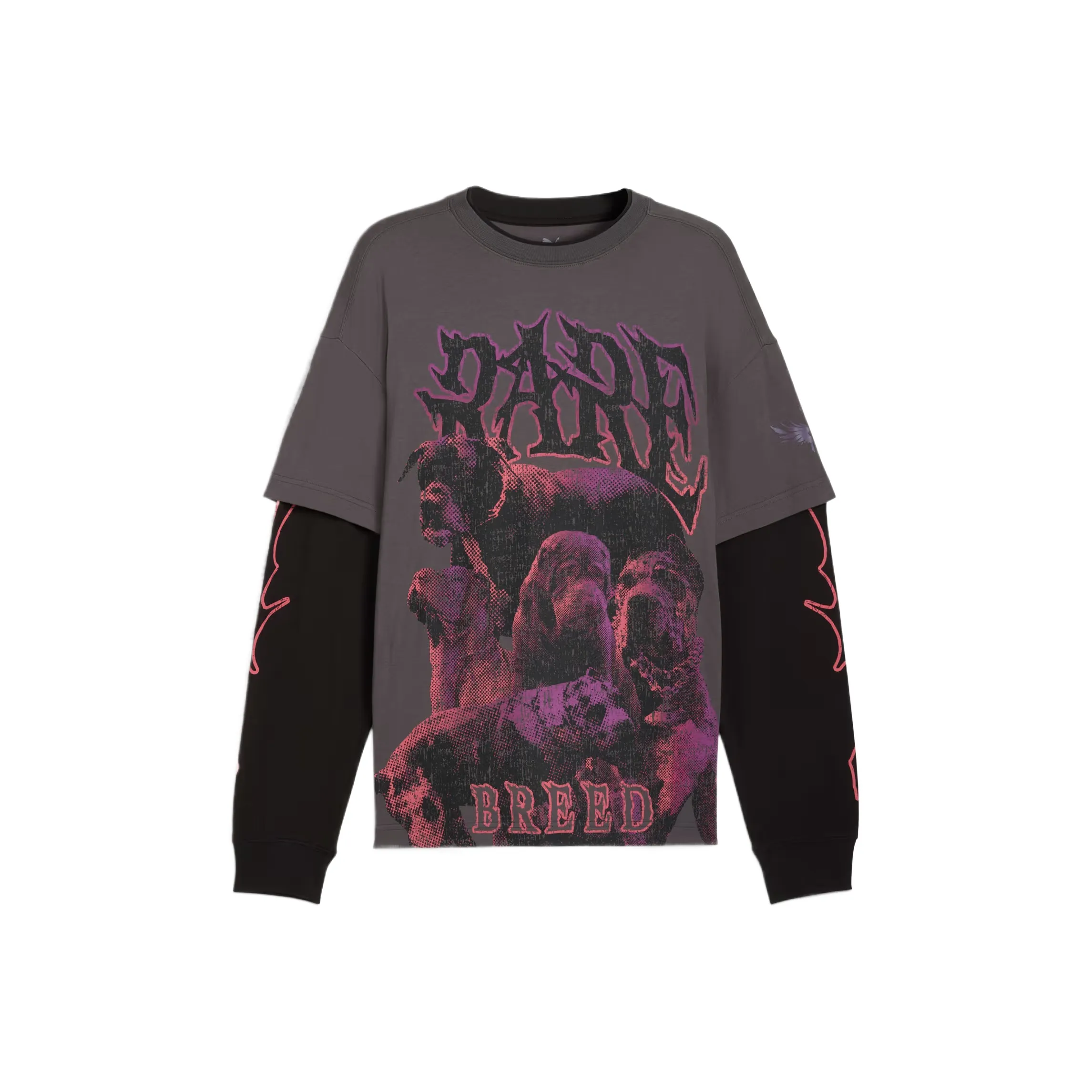 PUMA LaMelo Темно-серый Мужской T-рубашки