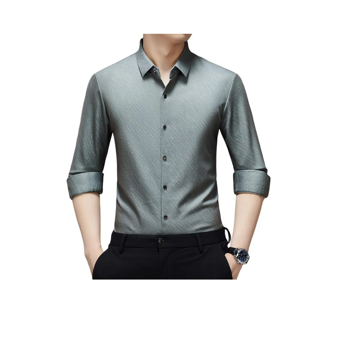 Candito Длинный рукав мужская рубашка