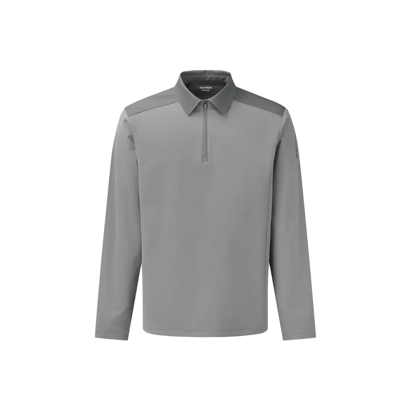 SALOMON Мужская поло в темно-углеродном цвете
