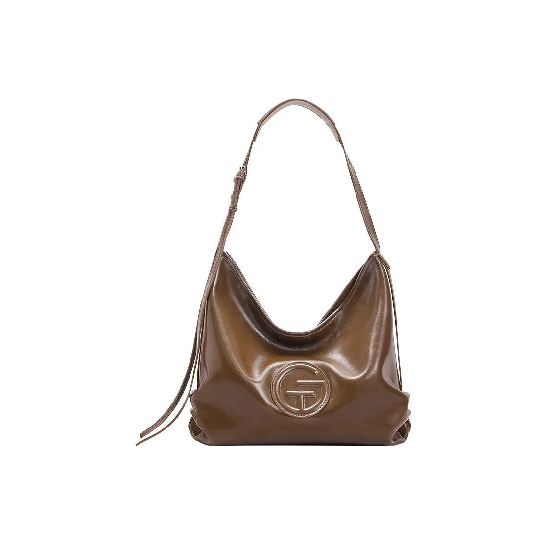 Tanita West Коровья кожа Тоут Большой Женские Карамель