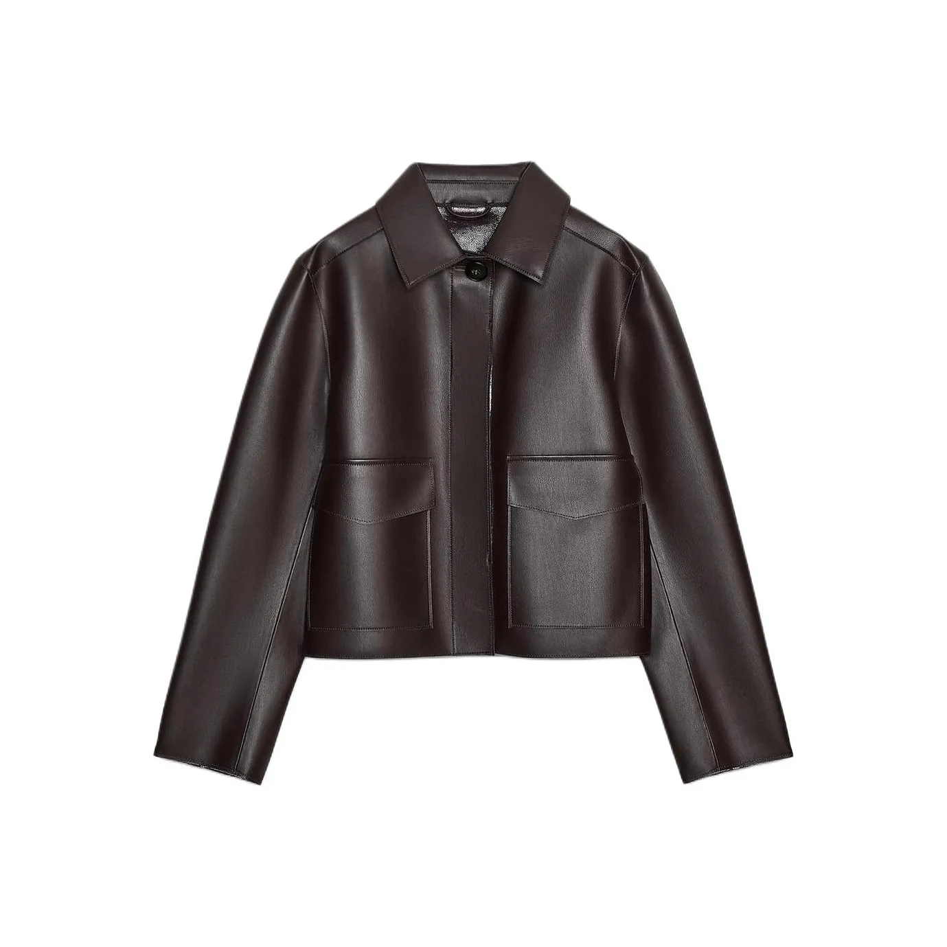 ZARA Бордовый Красный Женский Куртки