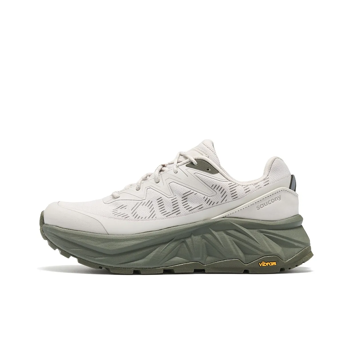 Saucony TRIGON ULTRA Speed Водонепроницаемый Отскок MID Топ Беговые кроссовки Унисекс Серый