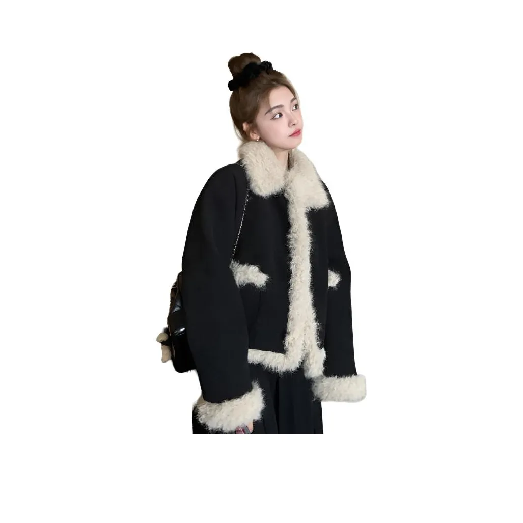 ZVJH Черный Женский пуховик