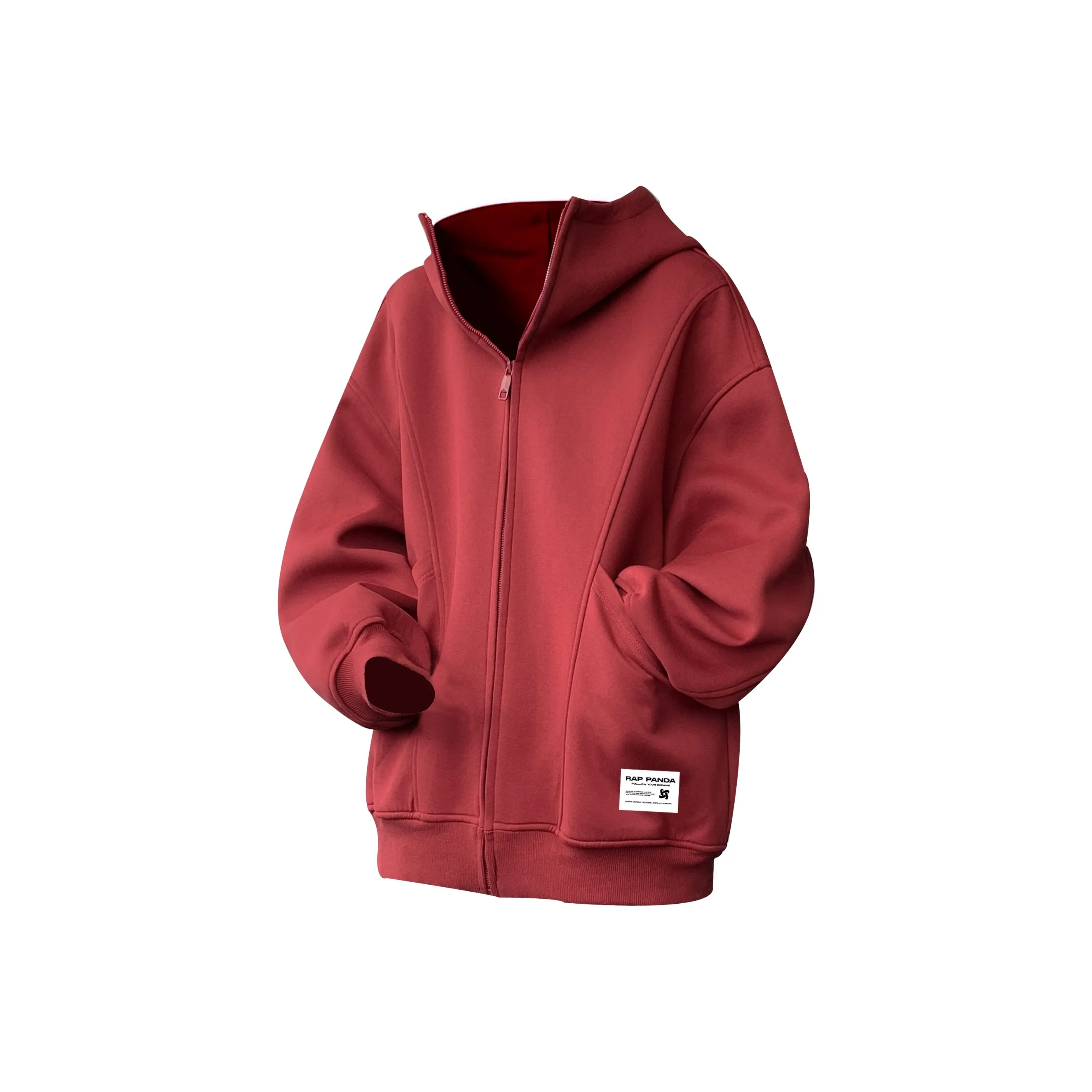 RAP PANDA Red Unisex Свитшоты