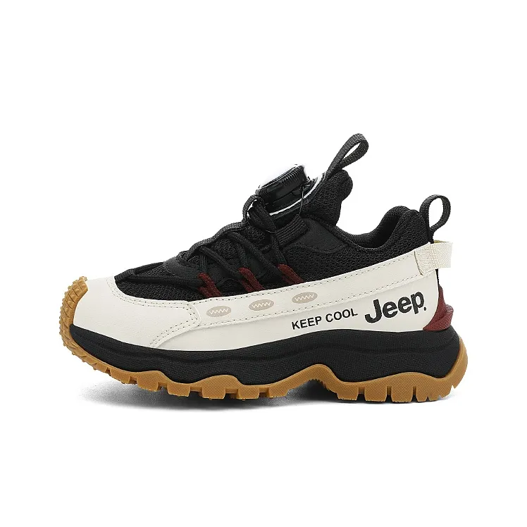 JEEP Endless Run Collection Противоскользящие анти-KICK абразионные устойчивые низкие топ беговые кроссовки для детей