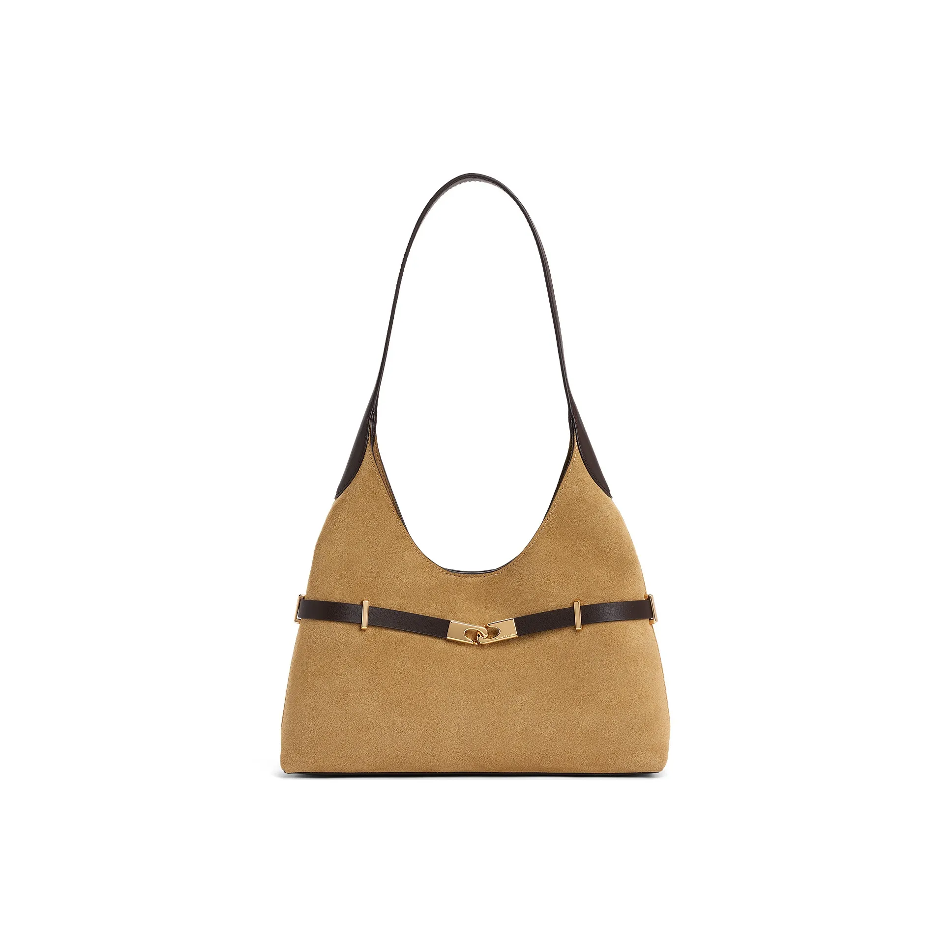 CHARLES KEITH Сумка через плечо из синтетической кожи среднего размера женская песочного цвета