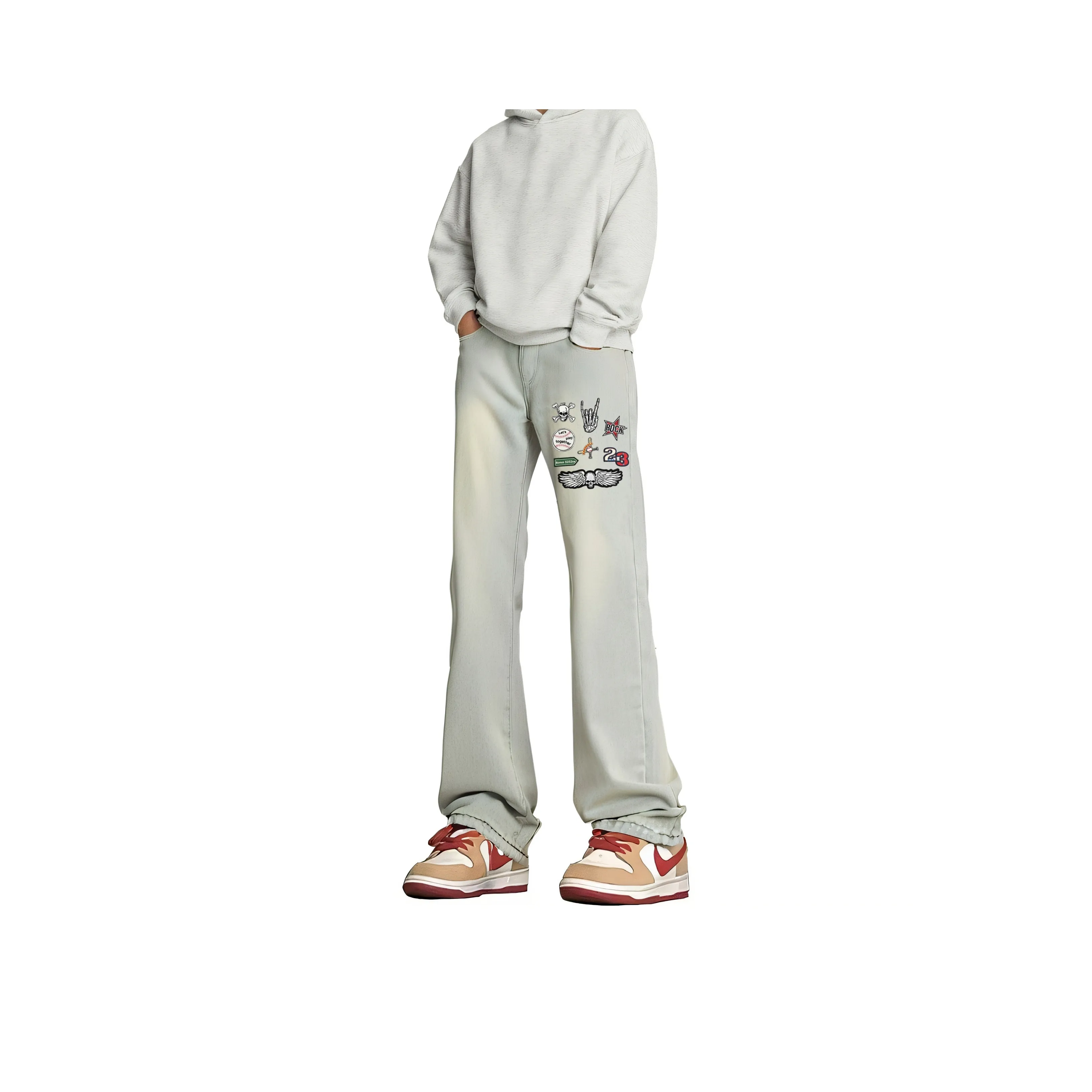 AMBER LIGHT Унисекс Джинсы