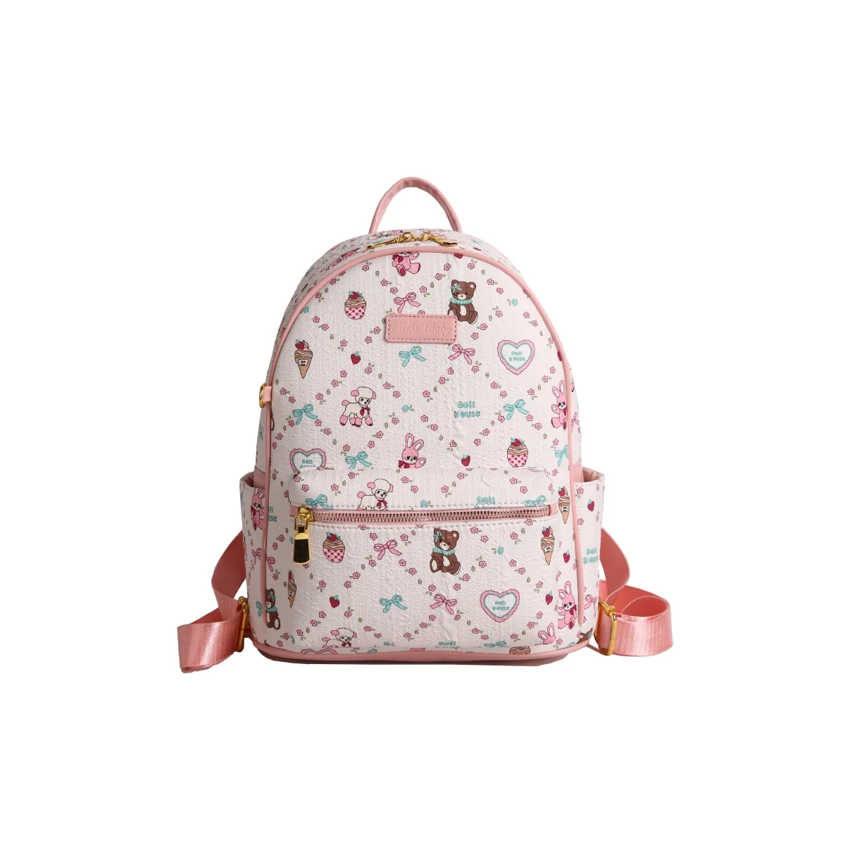 BAODIDAISHU ПУ (полиуретан) Рюкзак Стандартный Женский Розовый