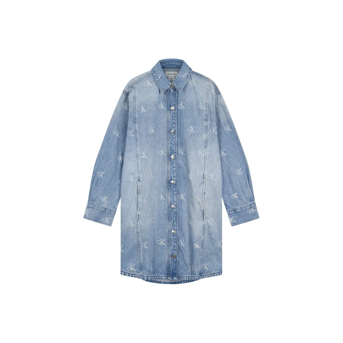 CALVIN KLEIN Длинное платье с длинными рукавами женское