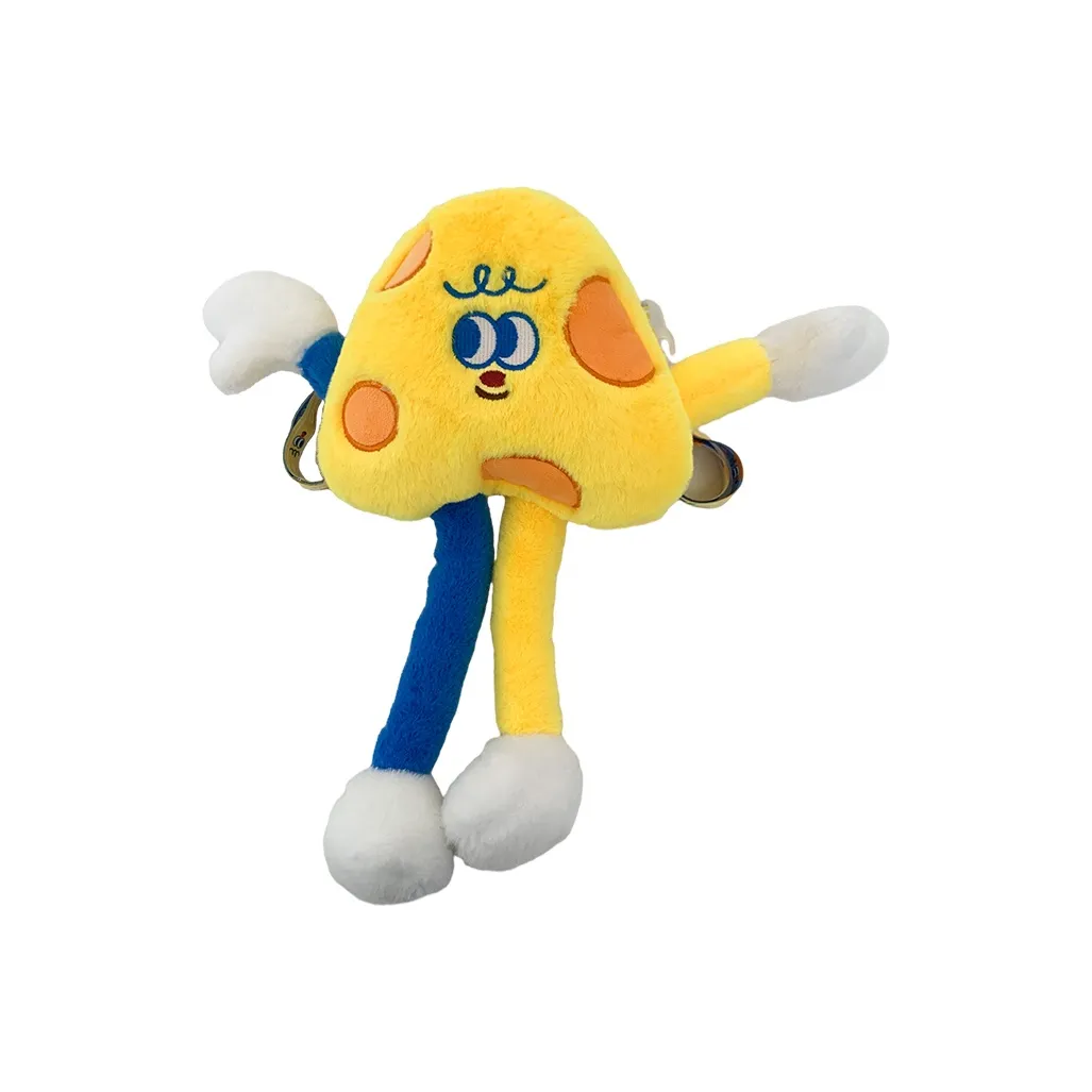 WXRX Плюшевые сумки через плечо желтые